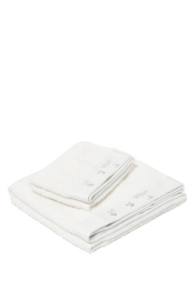 Logo Cotton Terry Towel Set